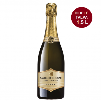 Castello Bonomi Saten Franciacorta Brut DOCG 2019 1,5L MAGNUM