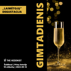 The Hedonist GIMTADIENIS | degustacija 2024 09 12